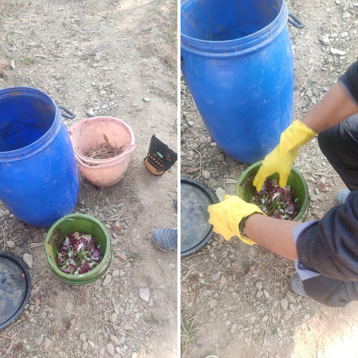 Making vermicomposting